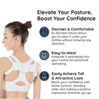 Adjustable Back Posture Corrector with Breathable Fabric, Sizes S–XL