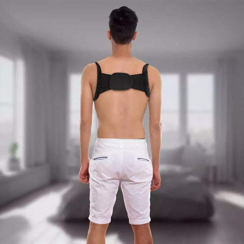 Adjustable Back Posture Corrector with Breathable Fabric, Sizes S–XL