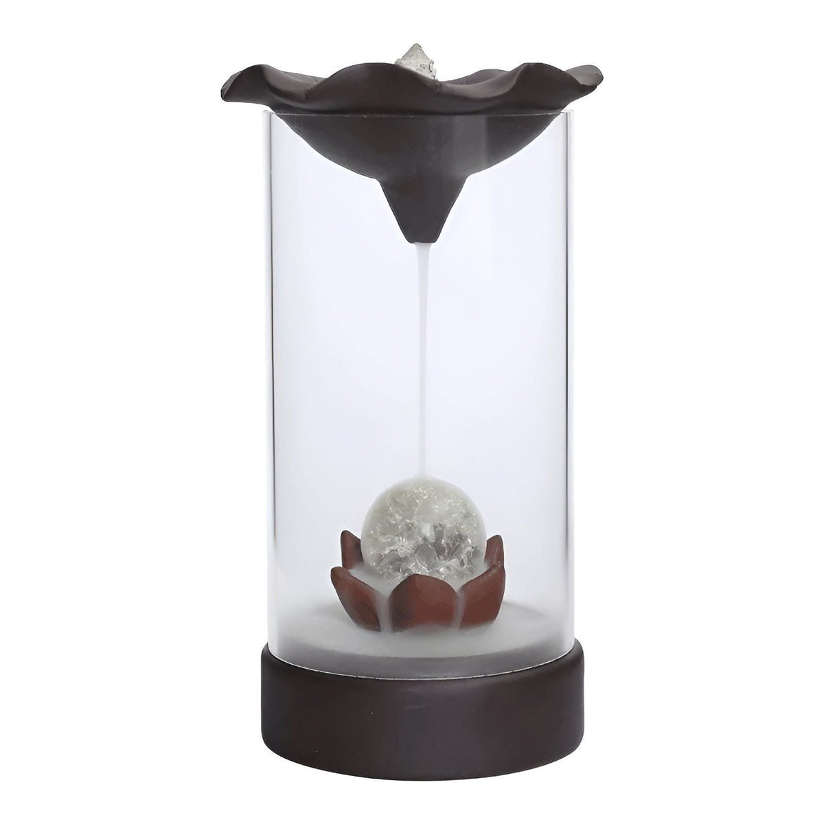Elegant incense burner with backdraft for a calm and relaxed atmosphere