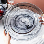 Irregular Glass Salad Bowl