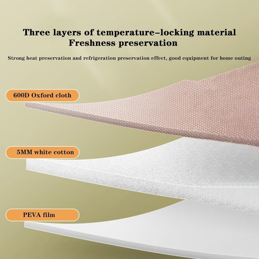 ProThermo Insulated Bag – Insulated Food and Cooler Bag with 12 Hours of Heat or Cold Retention