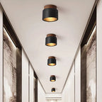 Modern Stone Ceiling Light – Rustic Lighting for Living Room and Hallway