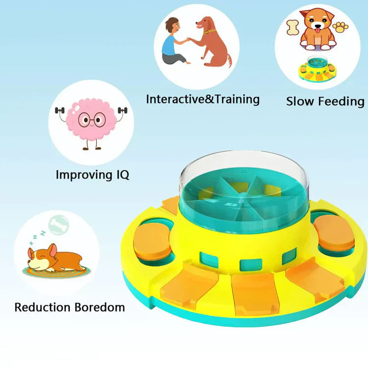 PuzzleFeast Pet Feeder - Interactive Feeding Game for Pets