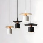 Modern Aluminum Pendant Lamp with Warm LED Light