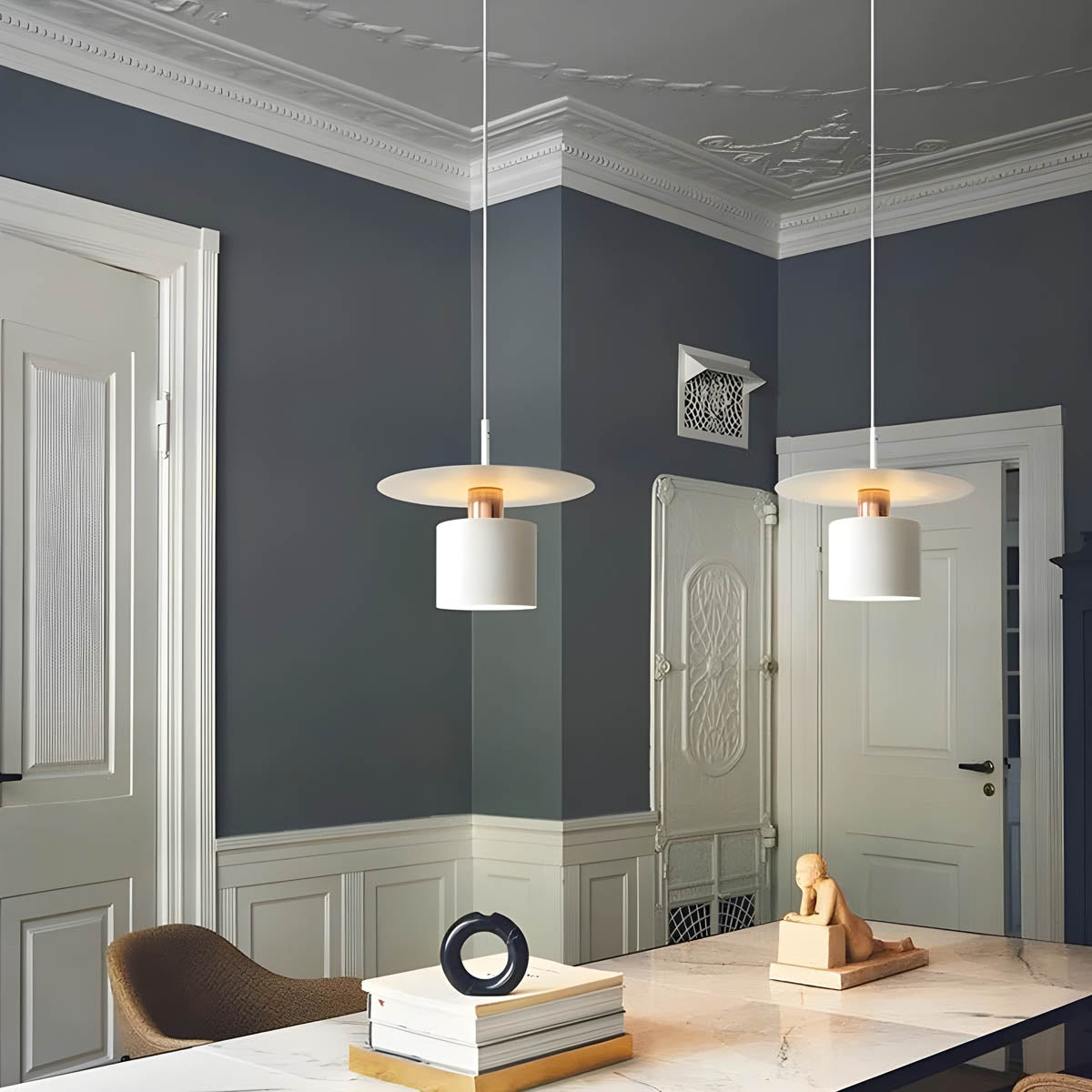 Designer Lamp in the Form of a Line