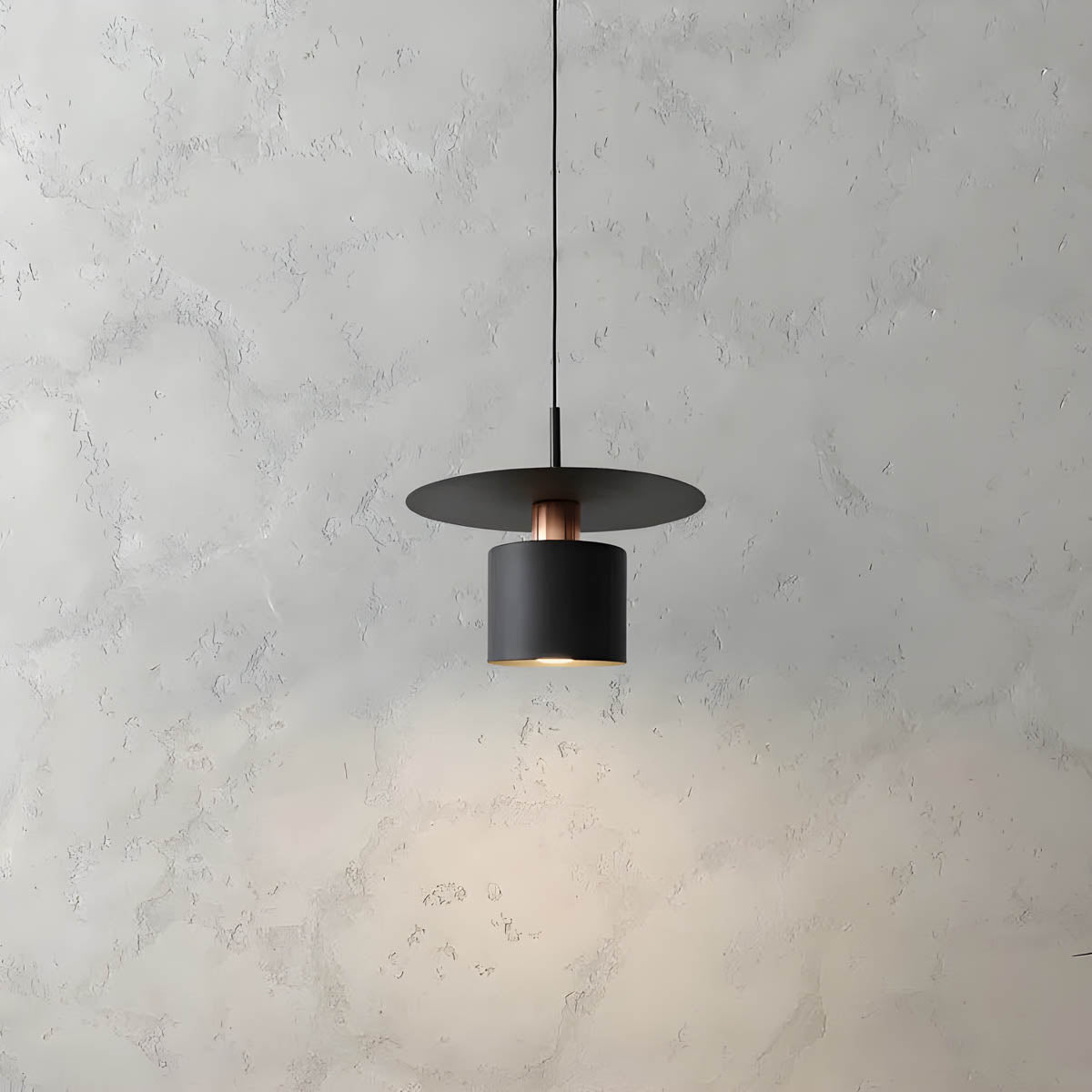 Modern Aluminum Pendant Lamp with Warm LED Light