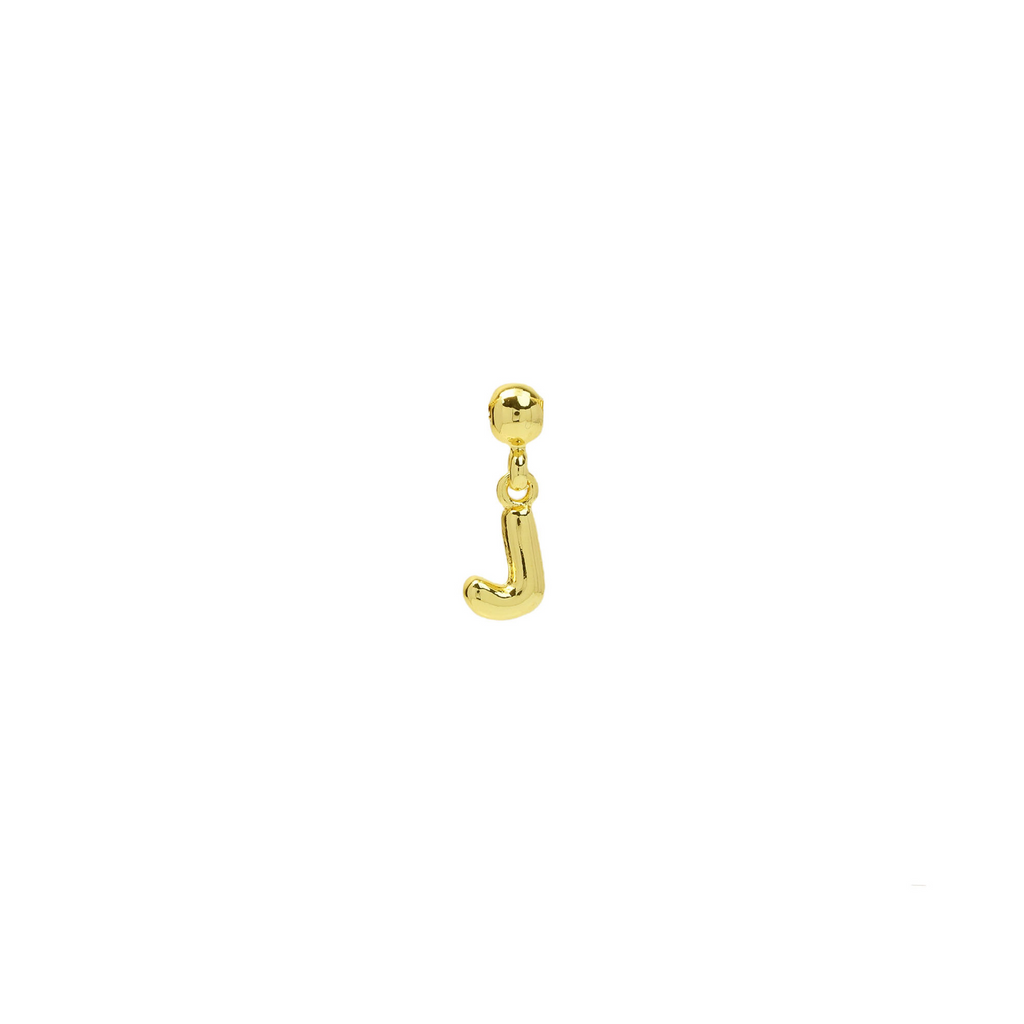 Dainty Satellite Bubble Letter Name Necklace