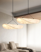 Subtle Japandi Lamp with Light Eclipse Effect