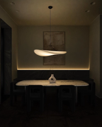 Subtle Japandi Lamp with Light Eclipse Effect