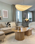 Subtle Japandi Lamp with Light Eclipse Effect