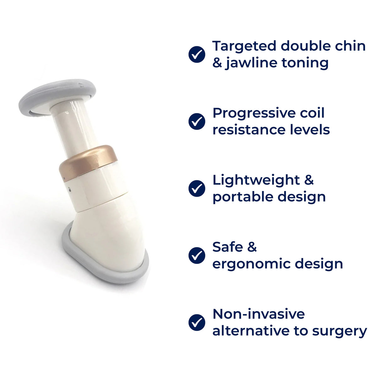 Adjustable Neckline Exercise Device with Coil Resistance