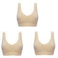 Value pack 3pcs Seamless Push Up Bra Wireless Underwear