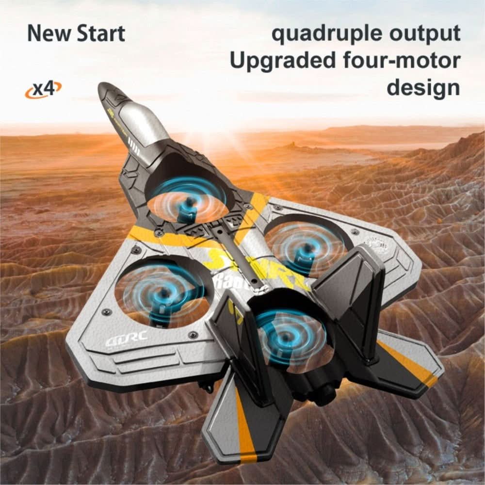 RC airplane with 360° stunt functions for exciting flight adventures