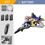 RC airplane with 360° stunt functions for exciting flight adventures