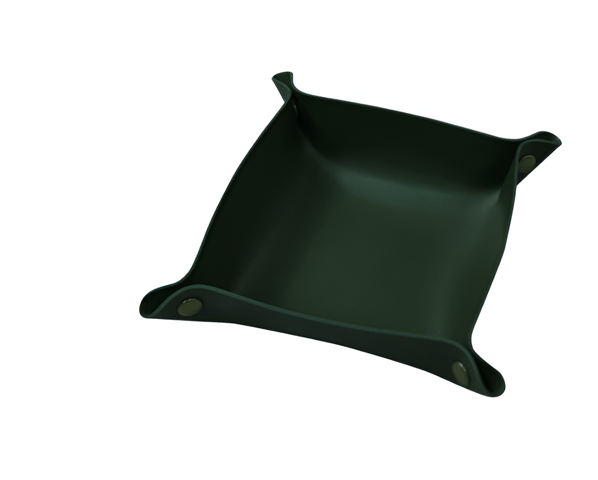 Leather tray catch basin storage box