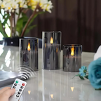 LuxeLumen LED Candle Set | Elegant LED candles with remote control for atmospheric ambiance