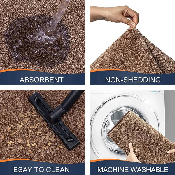 Magic absorbing dust control mat