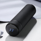 Stainless steel thermos with digital display