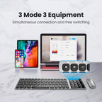 K4500 Wireless Bluetooth Keyboard + Three-Mode Silent Charging Mouse Set