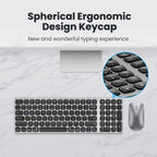 K4500 Wireless Bluetooth Keyboard + Three-Mode Silent Charging Mouse Set