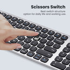 K4500 Wireless Bluetooth Keyboard + Three-Mode Silent Charging Mouse Set