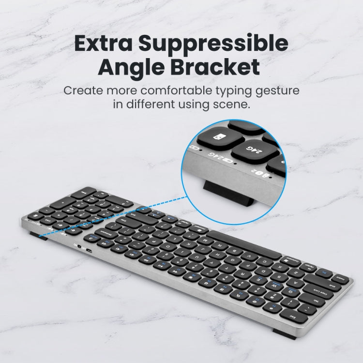 K4500 Wireless Bluetooth Keyboard + Three-Mode Silent Charging Mouse Set