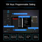 AULA F2088 108 Keys Mixed Light Plating Punk Mechanical Brown Switch Wired USB Gaming Keyboard with Metal Key (Silver)