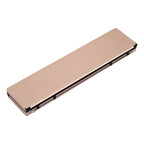 F18 Ultra-slim Rechargeable Portable 58 Key Bluetooth Wireless Keyboard with Holder (Gold)