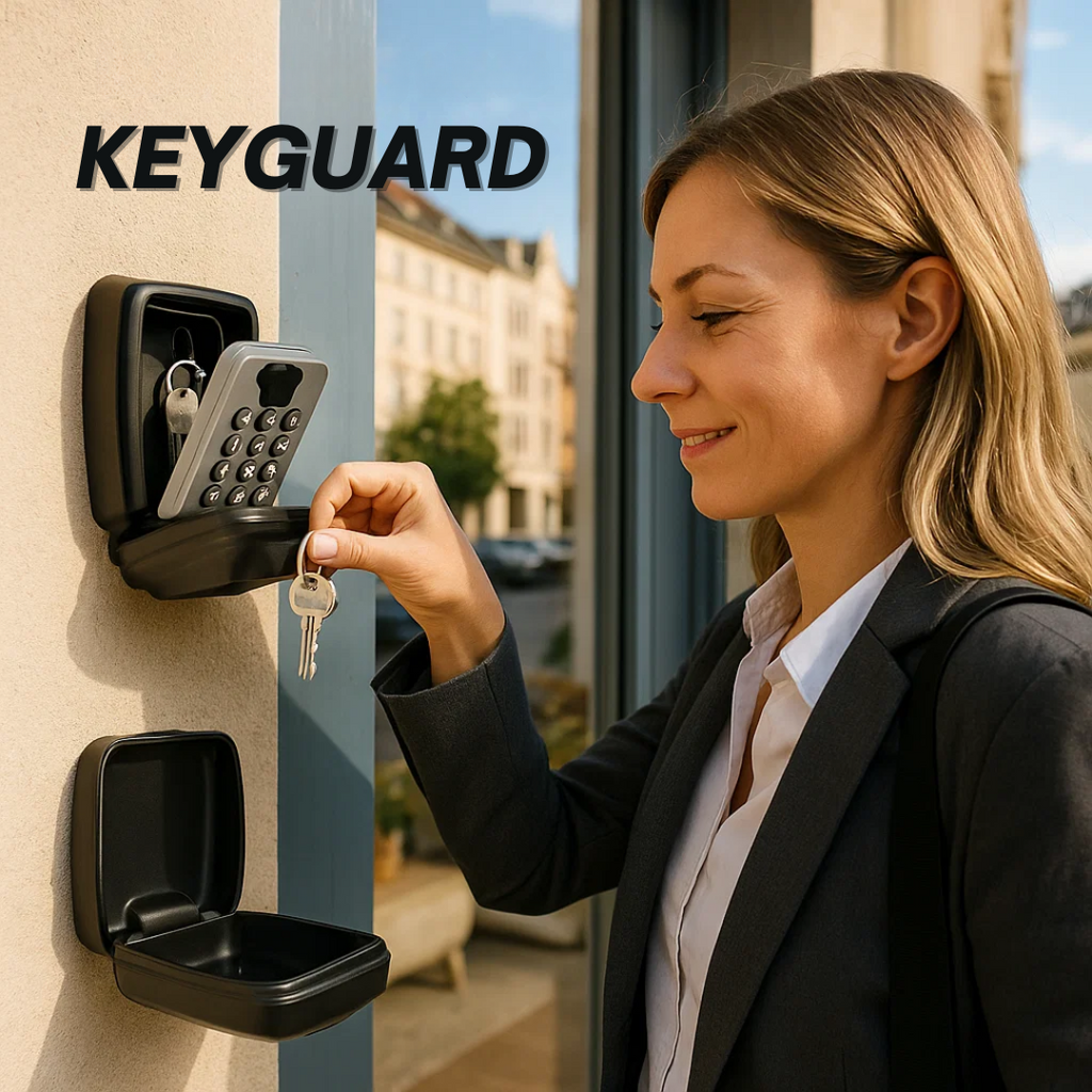 KeyGuard Outdoor Safe – Weatherproof Wall-Mounted Key Box