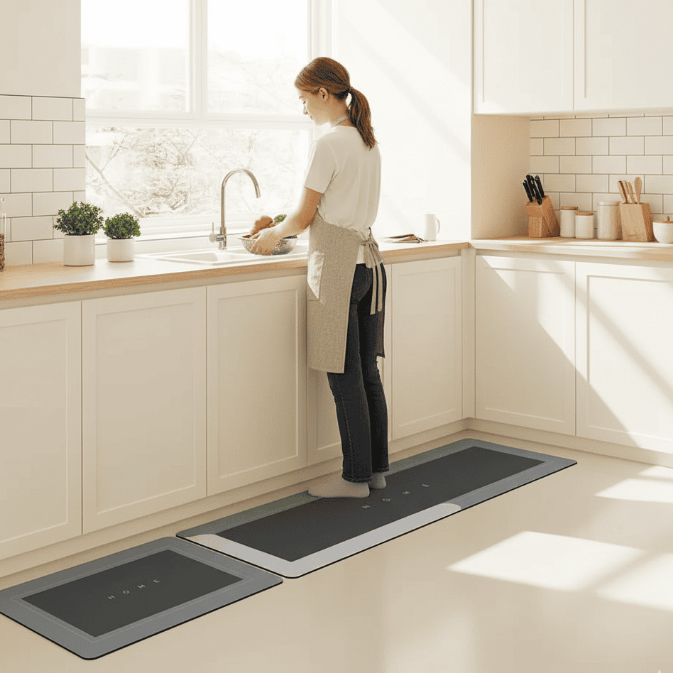 Comfortable Water-Repellent Kitchen Mat for Everyday Use