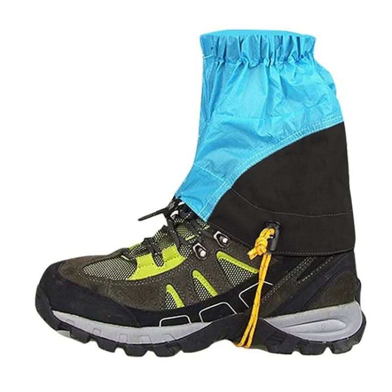 20D waterproof hiking gaiters with extended knee protection
