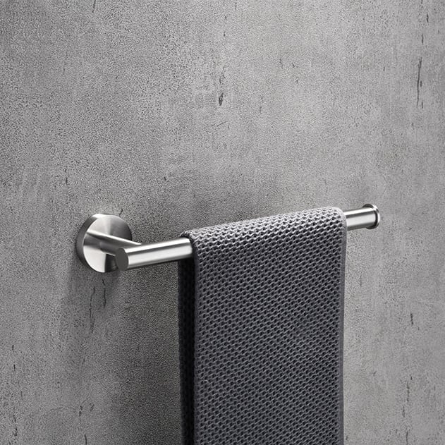 KOL Towel Holder Black | Wall Towel Holder in Stainless Steel