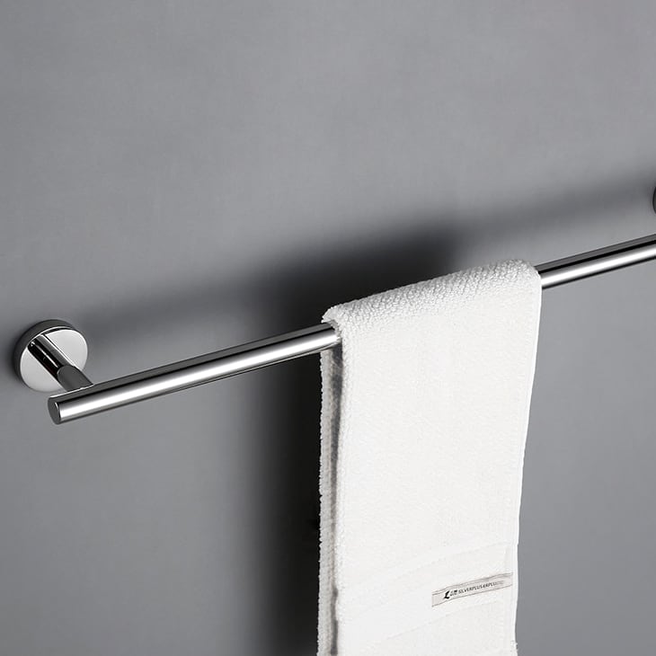 KOL Towel Rack Black | Wall Mount Bathroom Accessory