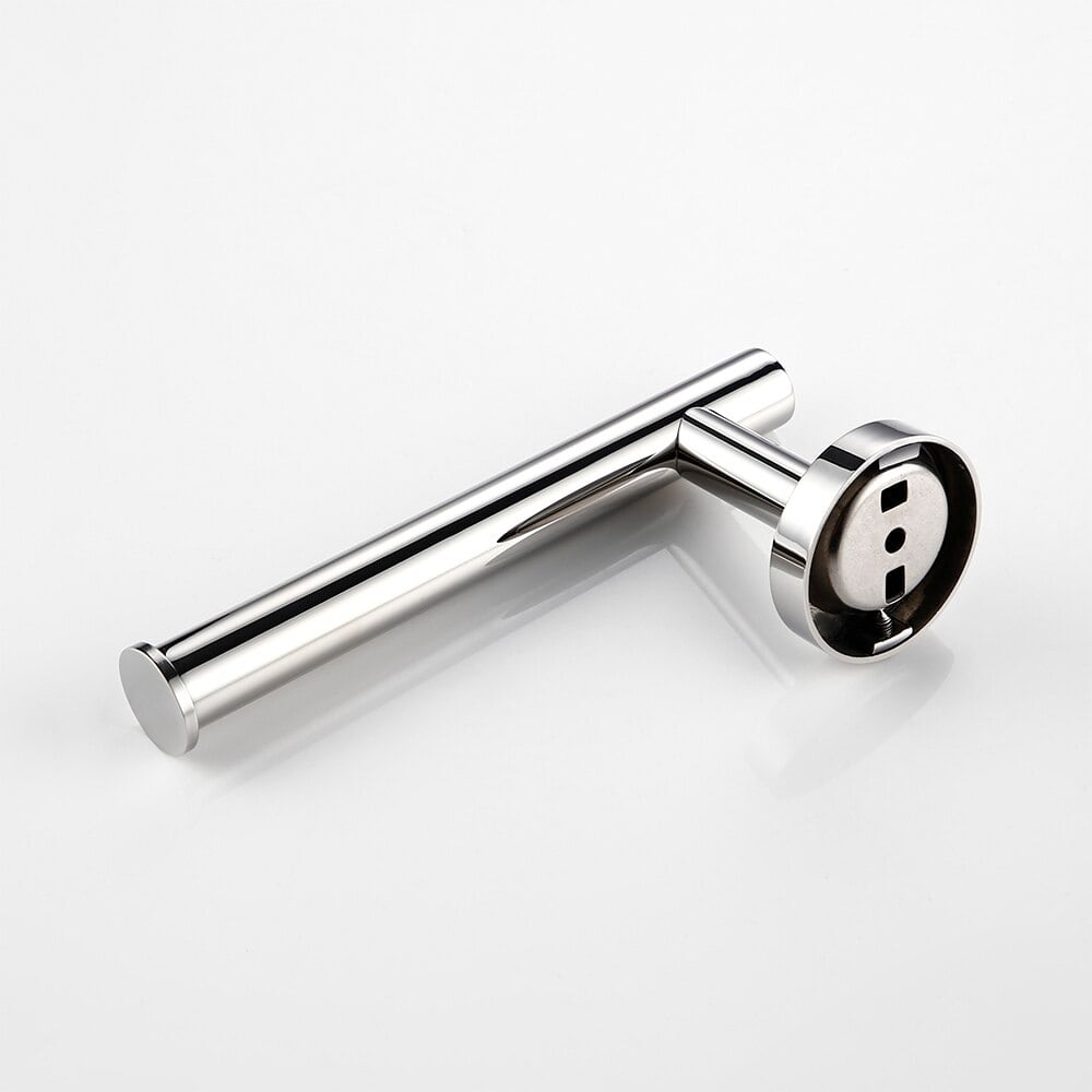 KOL | Round stainless steel toilet paper holder for bathroom
