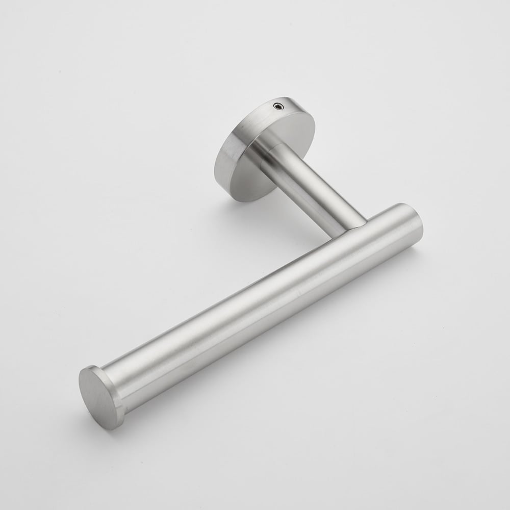 KOL | Round stainless steel toilet paper holder for bathroom