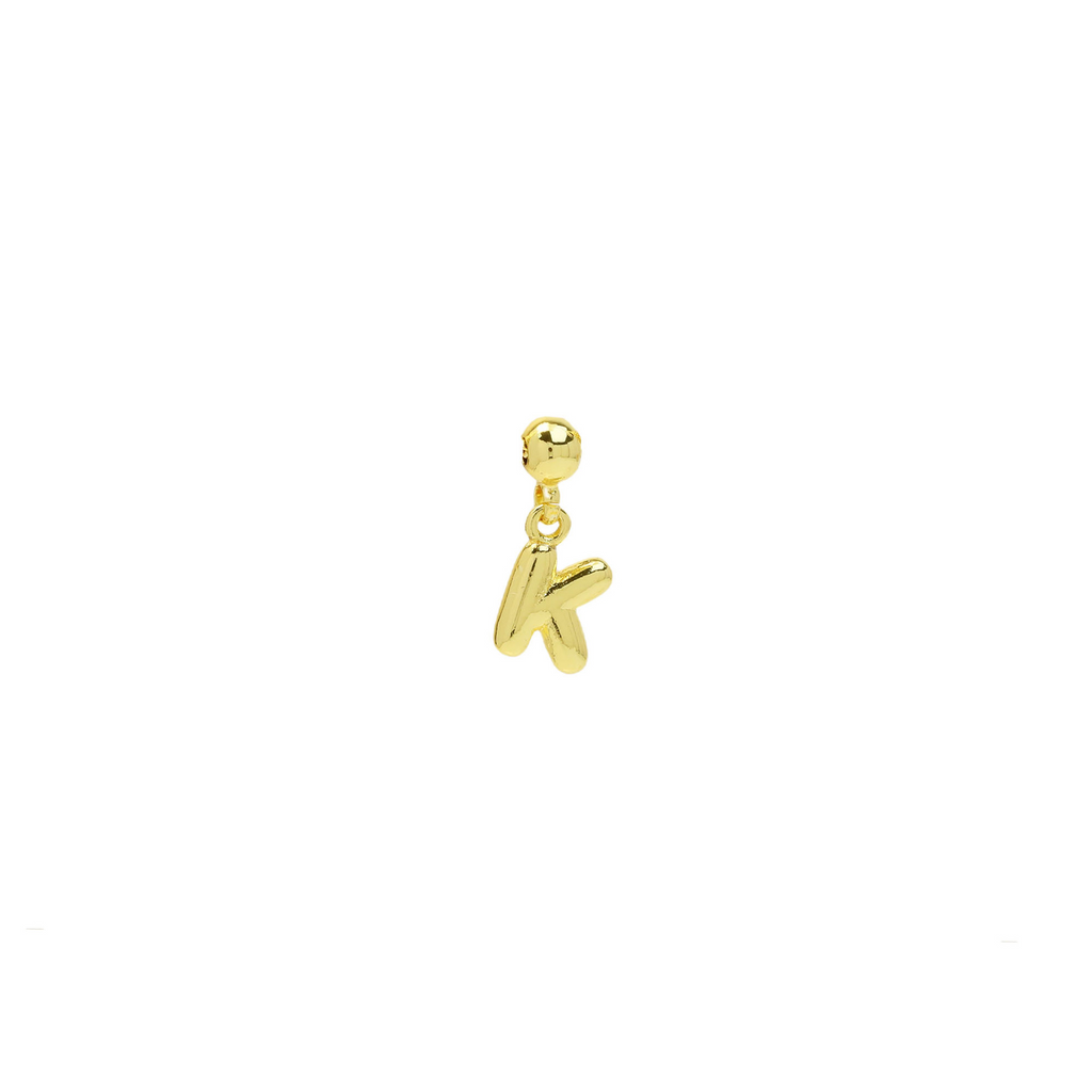 Dainty Satellite Bubble Letter Name Necklace
