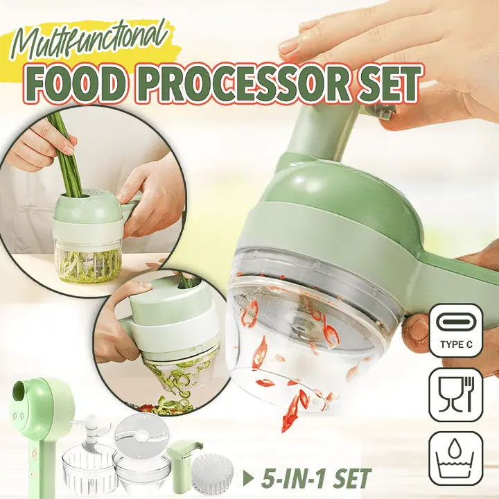 Cordless Multifunction Electric Mill – Effortless Cutting, Chopping & Cleaning