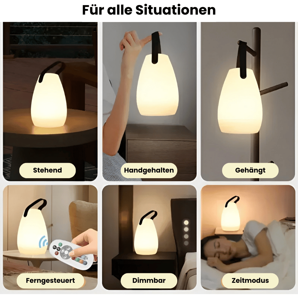 Wireless LED Table Lamp | Portable Waterproof Light