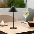 Wireless Table Lamp Black | Touch-Dimmable LED Table Light
