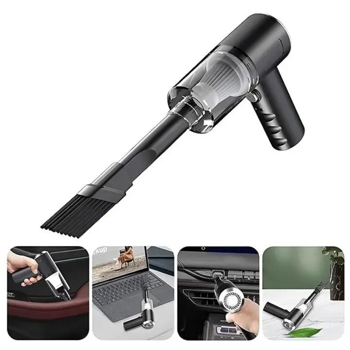 Wireless 3-in-1 Mini Vacuum Cleaner – Vacuuming, Blowing & Brushing in one