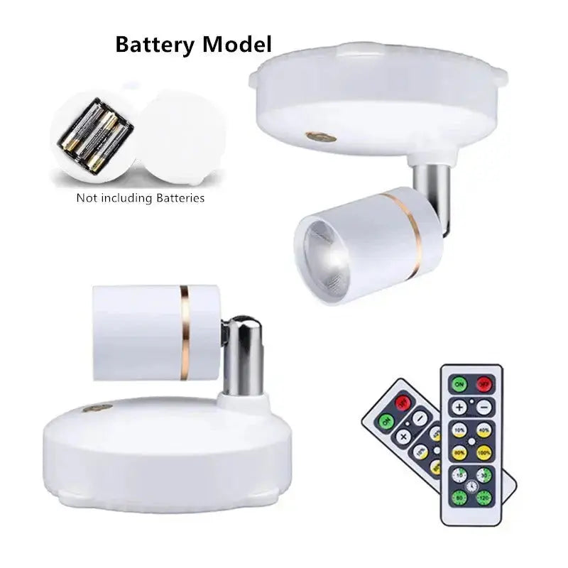 Wireless LED Spotlight – Flexible, Dimmable, Stylish