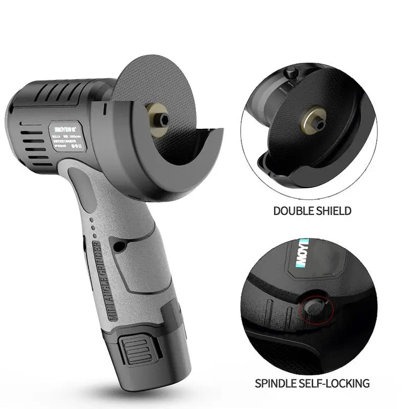 Cordless Mini Angle Grinder with Cutting Disc