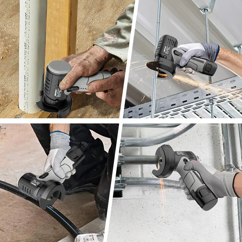 Cordless Mini Angle Grinder with Cutting Disc