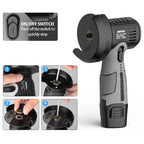 Cordless Mini Angle Grinder with Cutting Disc