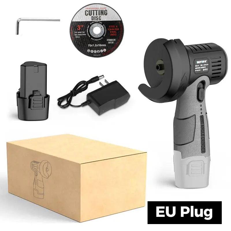 Cordless Mini Angle Grinder with Cutting Disc