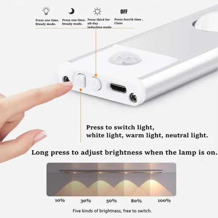 Wireless LED light with motion sensor – Smart & versatile