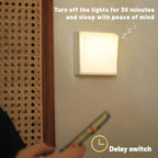 Wireless dimmable night light – Rechargeable with timer & magnet attachment