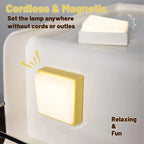 Wireless dimmable night light – Rechargeable with timer & magnet attachment