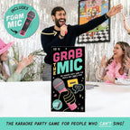 Karaoke party game for non-singers