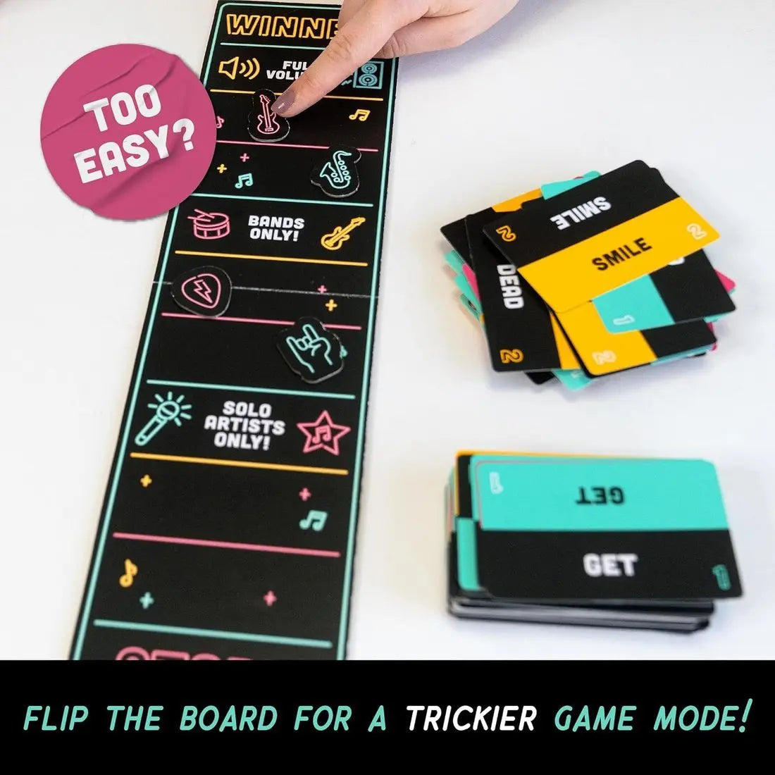 Karaoke party game for non-singers